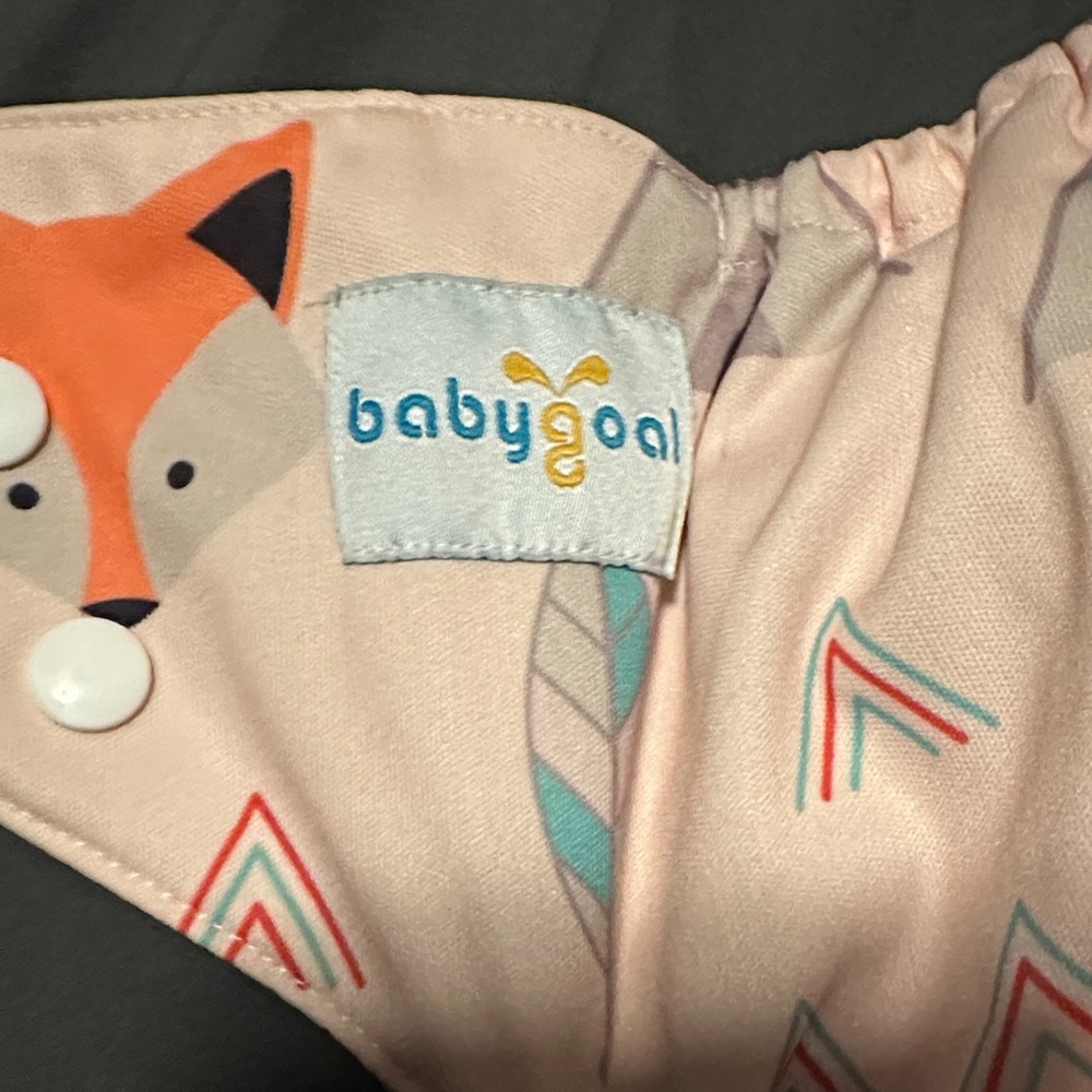 Colorful Patterned Cloth Diapers Set - Picture 2 of 5